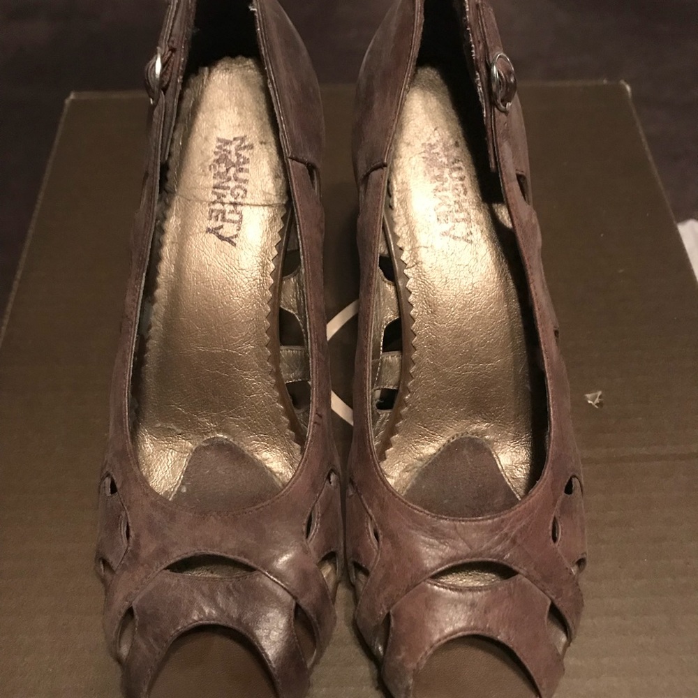 Naughty Monkey Heels size 6